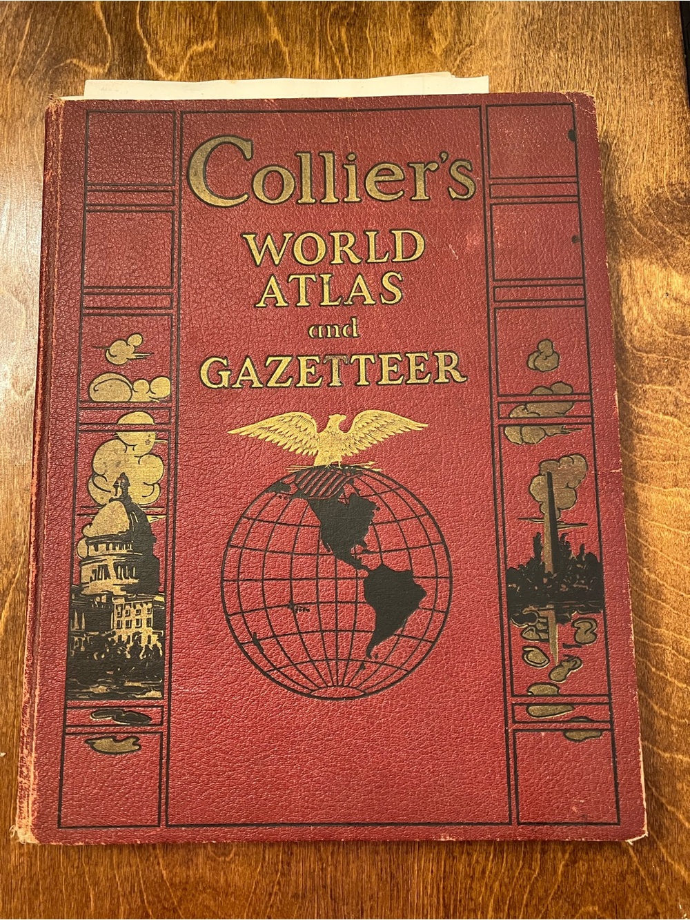 1937 Collier’s World Atlas Gazetteer Pre-WWII Rand‎ McNally Maps China Europe HC